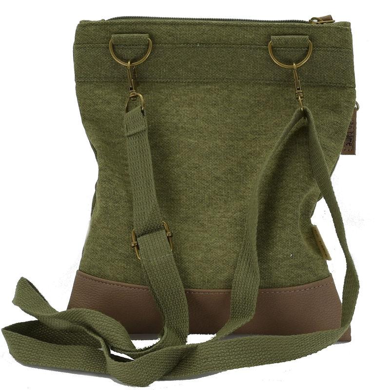 Handtasche Canvas Crossbag No Name Uni Oliv